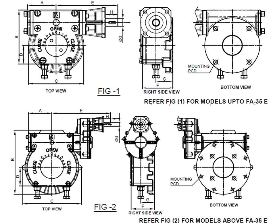 Quarter Turn Worm Gear Operator for Electric Actuation