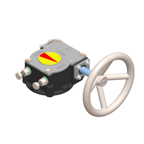 Quarter Turn Worm Gear Operator for Manual Operation