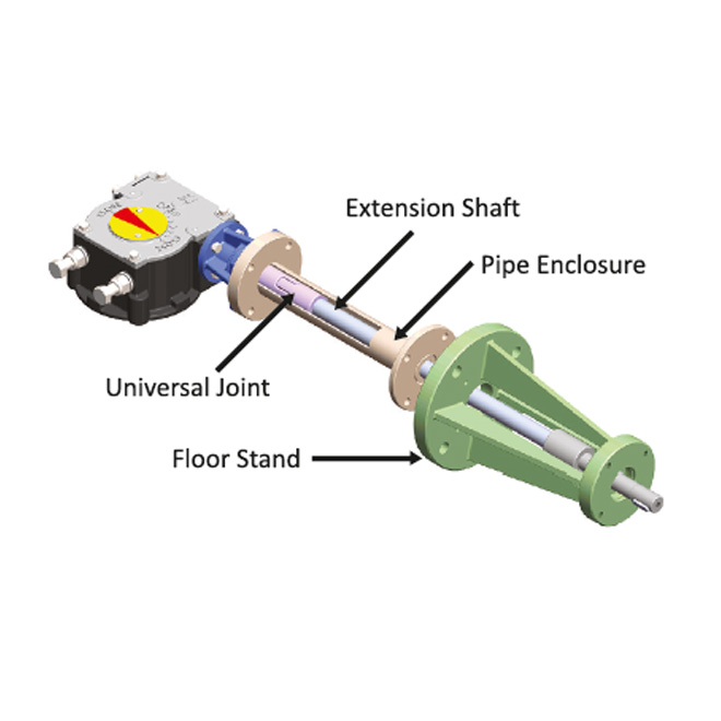 Extension Shaft with Floor Stand